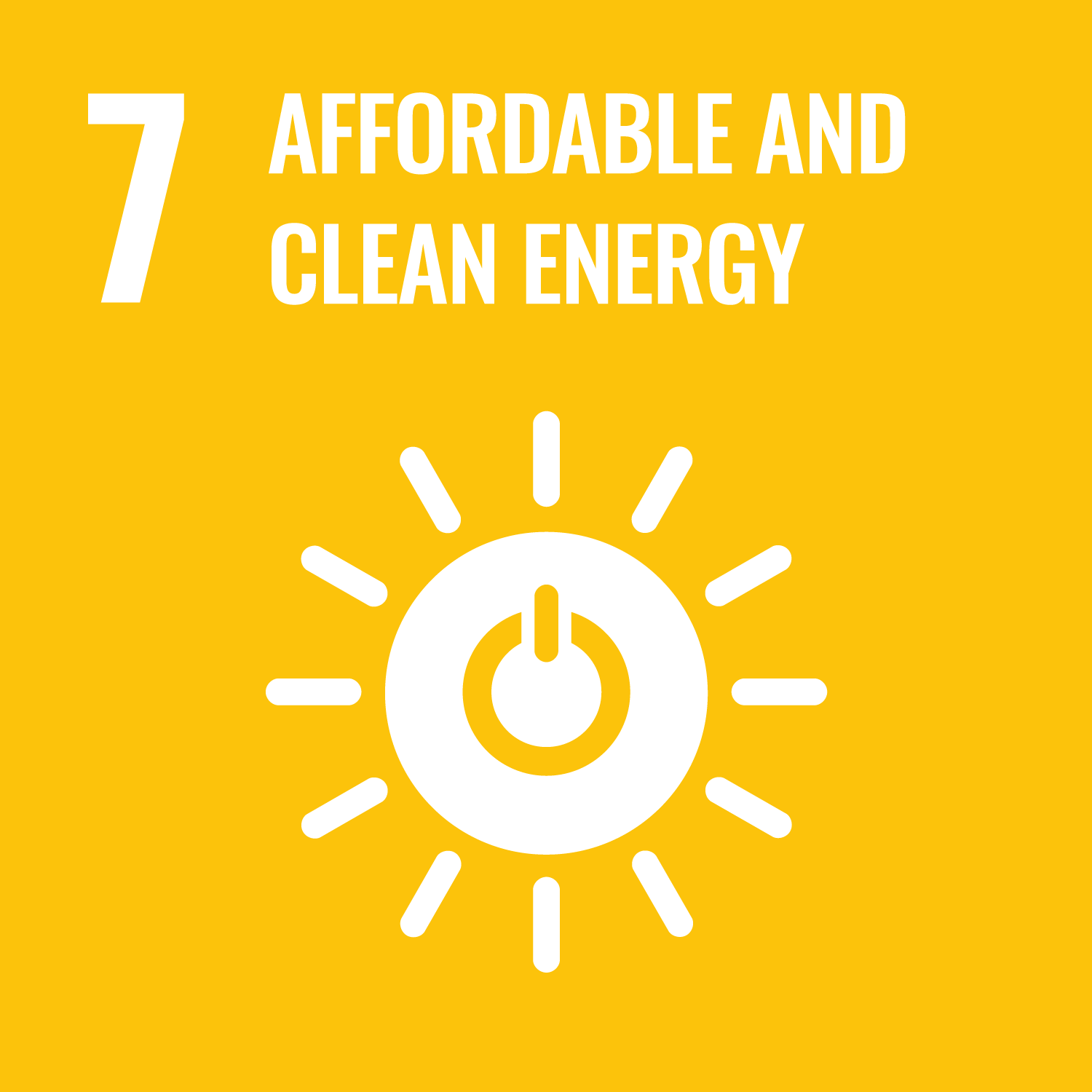 SDG 7: Affordable and Clean Energy image